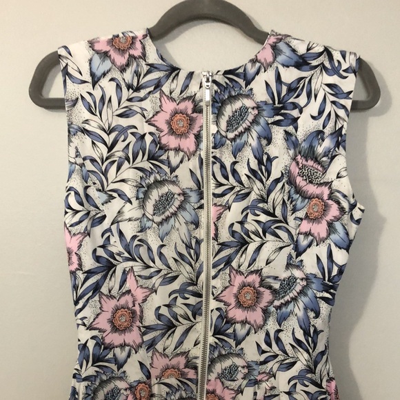 H&M | Floral Fit & Flare Mini Dress - Picture 4 of 7